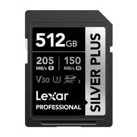 Lexar Professional SILVER PLUS SDXC 512GB memory card